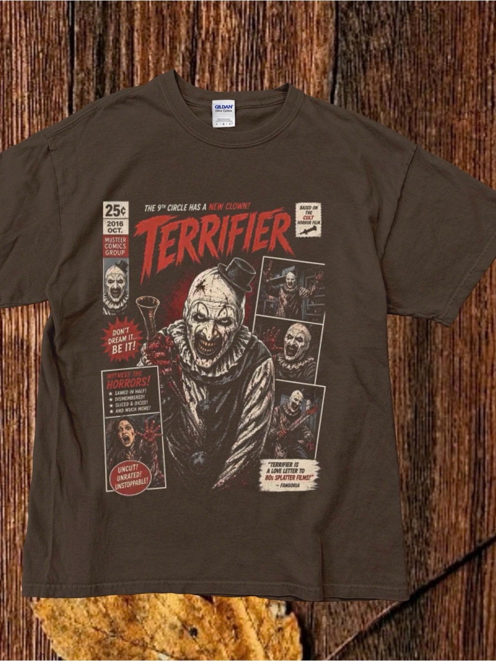Gildan Terrifier Horro Halloween Graphic Tee